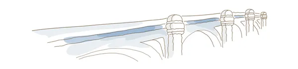 Puente vector — Archivo Imágenes Vectoriales