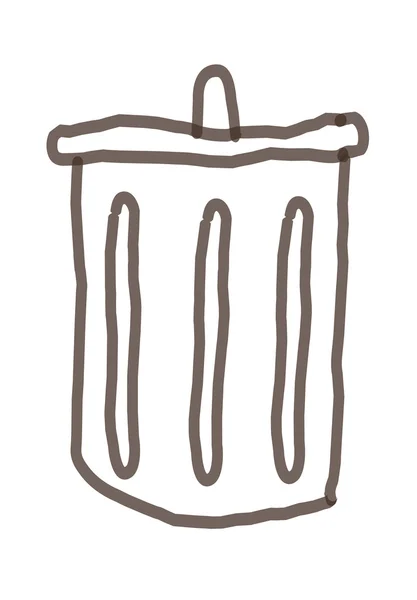 Trash can — Stock Vector