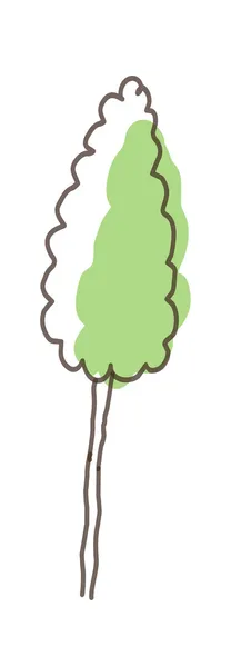 Árbol verde — Vector de stock