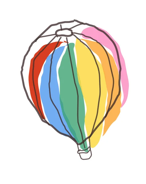 Globo colorido — Vector de stock