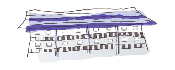 Edifício colorido —  Vetores de Stock