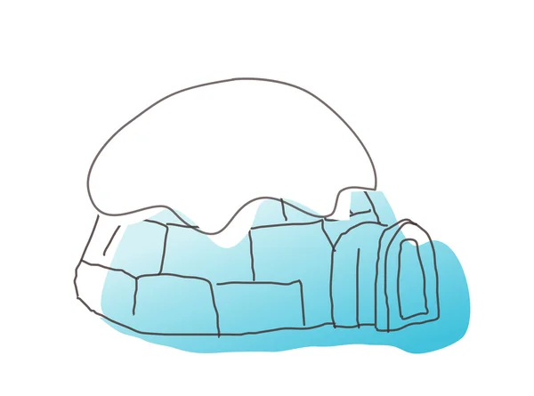 Igloo. — Stok Vektör