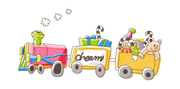 Игрушечный поезд
