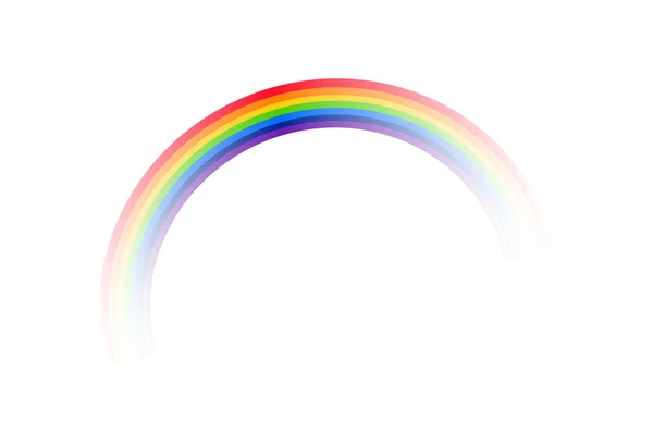 Colorido arco iris — Vector de stock