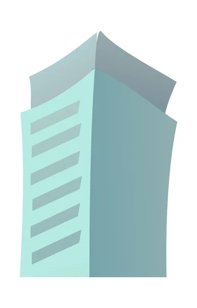 Edificio colorido — Vector de stock