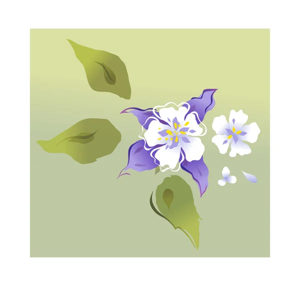 Décryptages de fleurs — Image vectorielle