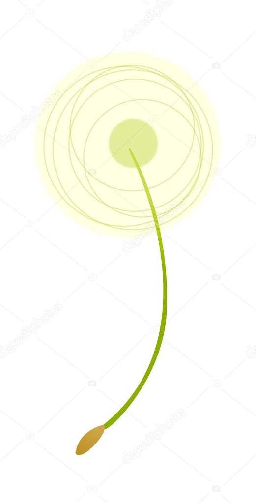 Vector icon dandelion