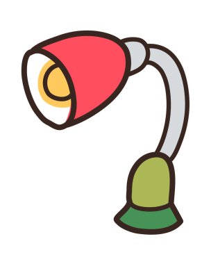 kırmızı masa lambası