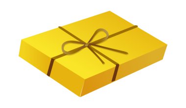 sarı hediye kutusu