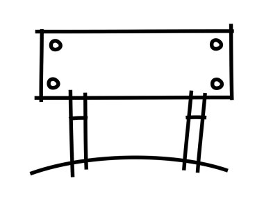 renksiz bilgilendirici işareti