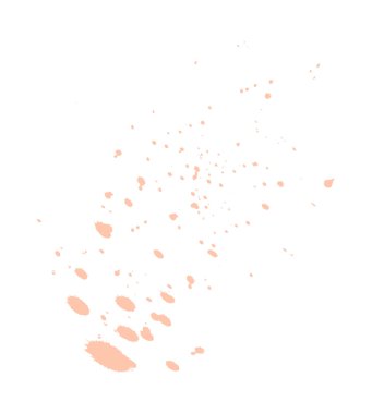 Turuncu boya lekeleri