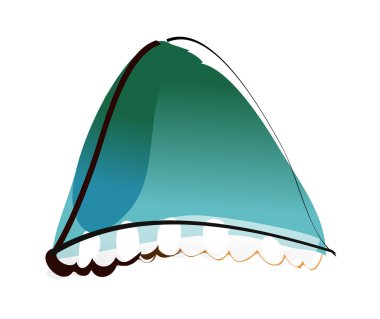 Yeşil tente çadır