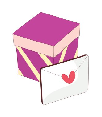 Mor kutu ve zarf