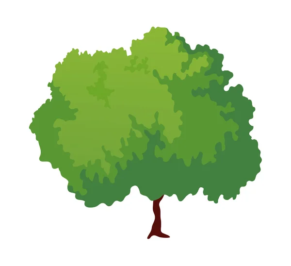 무성 한 나무 — 스톡 벡터