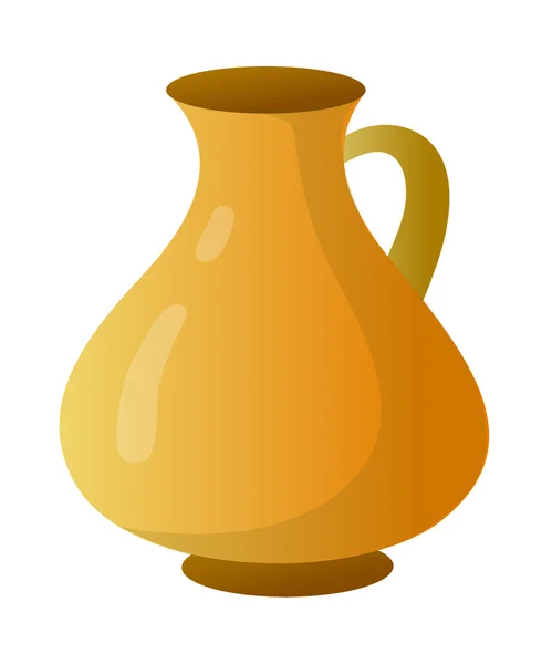 Brown jug — Stock Vector