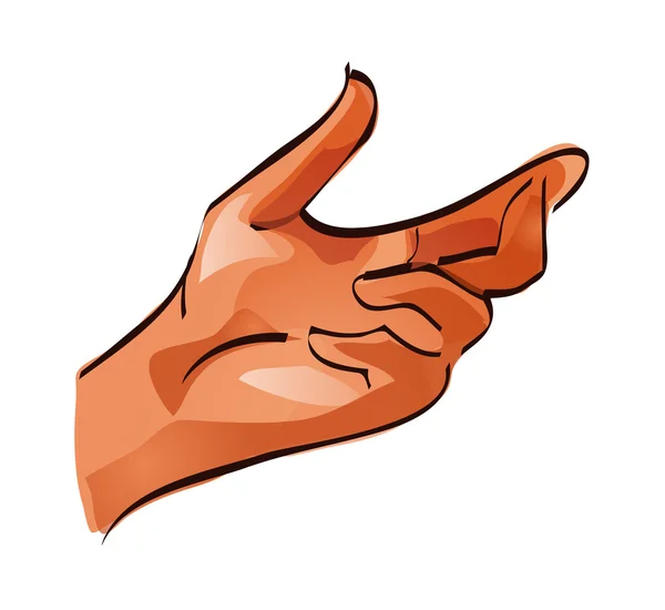 Menselijke hand — Stockvector