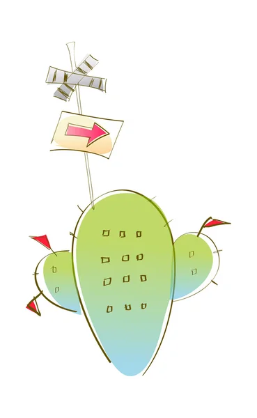 Фантастичний кактус — стоковий вектор
