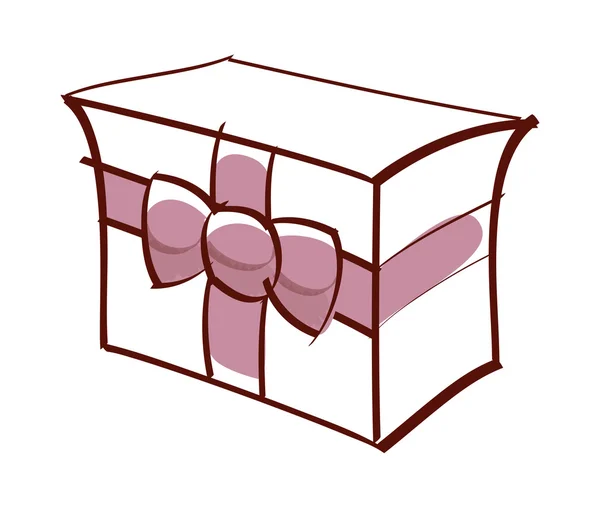 Krabice vánoční dárek — Stockový vektor