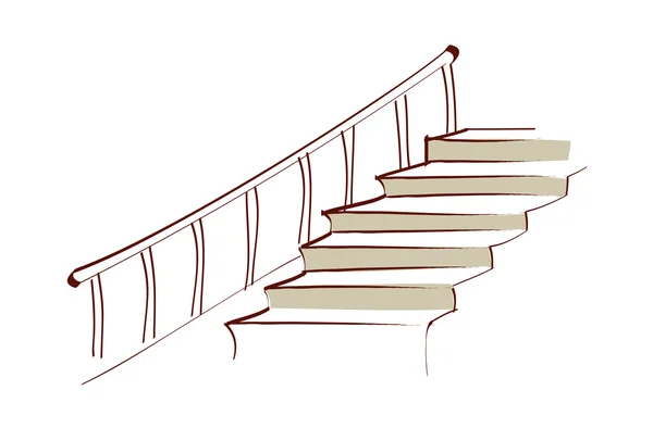 Escaleras — Vector de stock