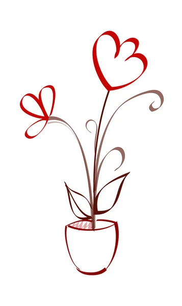 Квітковий горщик — стоковий вектор