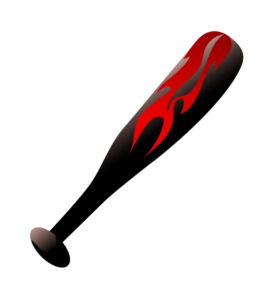 Morcego-de-basebol — Vetor de Stock