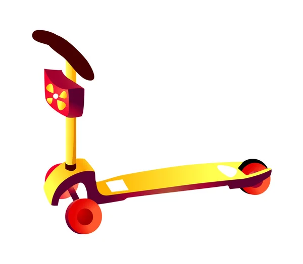 Oyuncak scooter — Stok Vektör