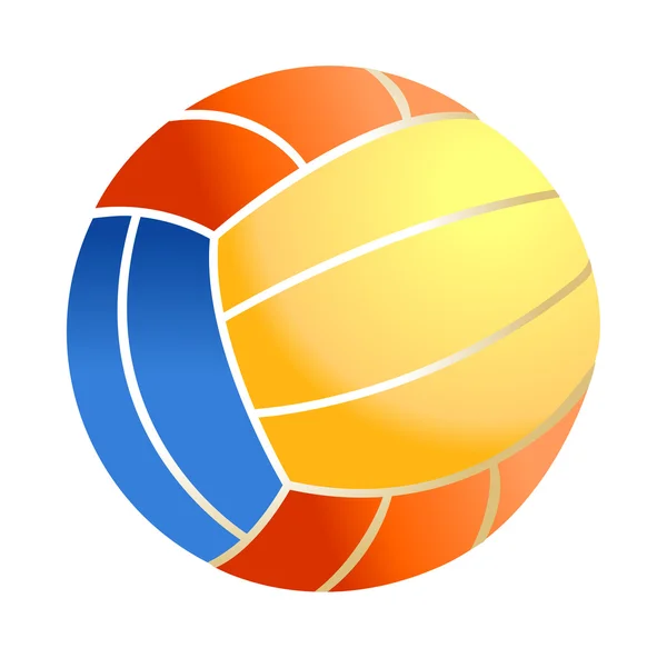 Mooie volleybal — Stockvector