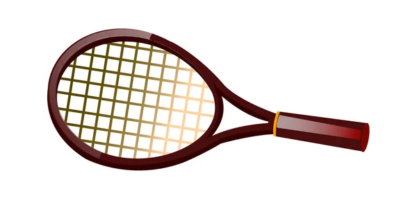 Raquette de tennis — Image vectorielle