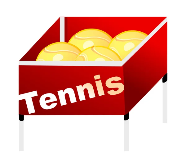 Tennis balls — Stock Vector