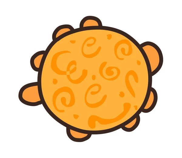 橙色的枕头 — 图库矢量图片