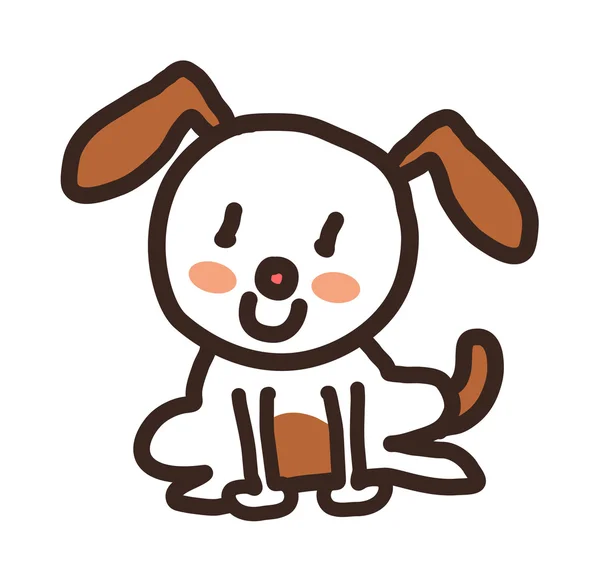 かわいい犬 — ストックベクタ