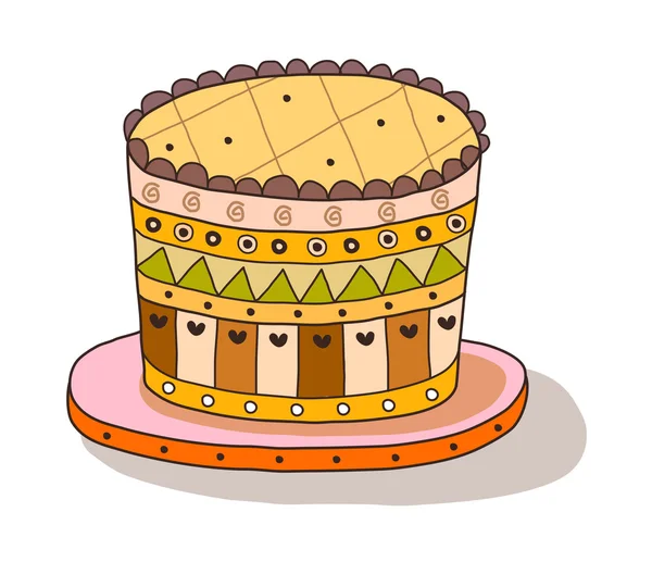 Gâteau vecteur — Image vectorielle