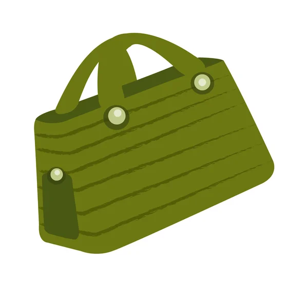 Green bag — Stok Vektör