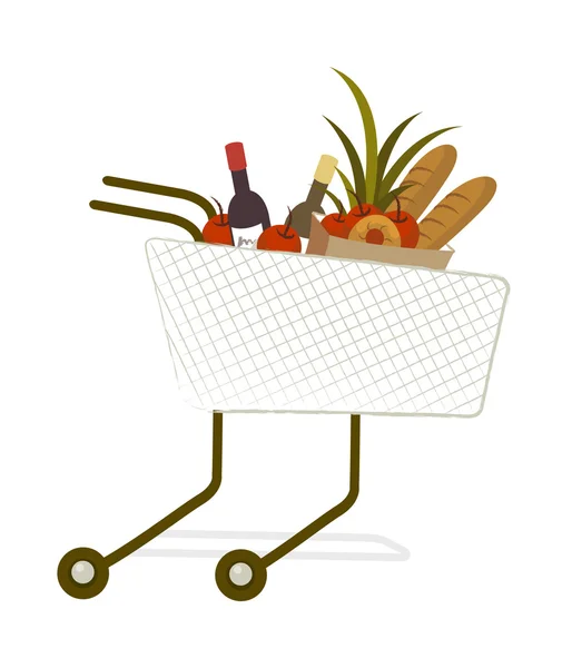 Shopping basket — Stock Vector