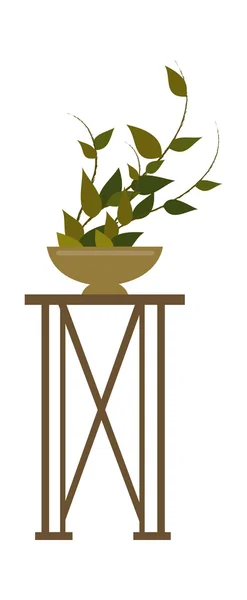 La plante en pot — Image vectorielle
