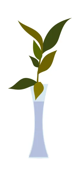 Vazoda bitki — Stok Vektör