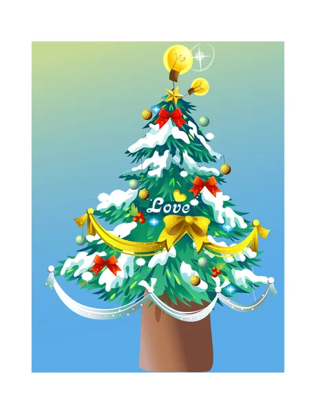 Weihnachtsbaum — Stockvektor