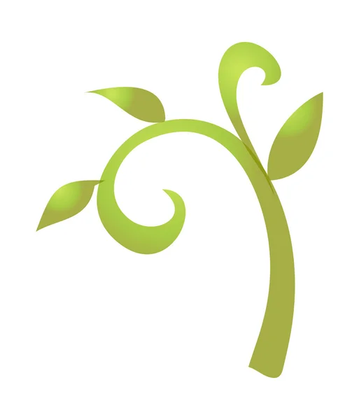 Plantas verdes — Vetor de Stock