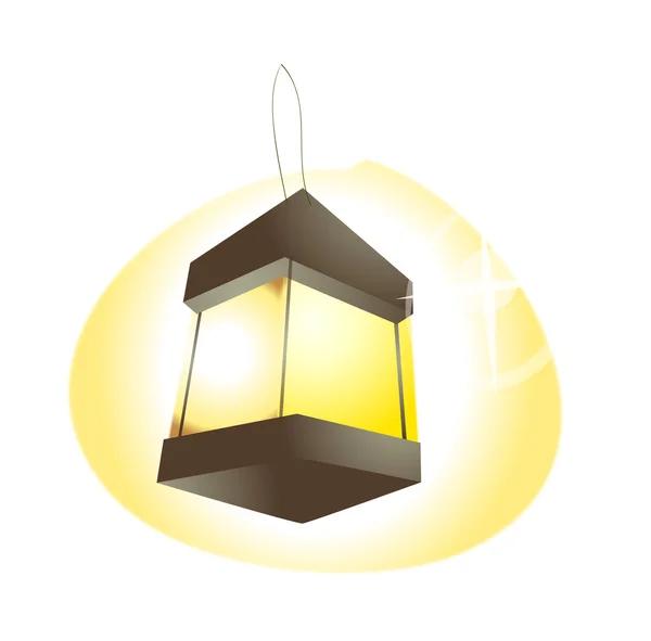 Lampe au kérosène — Image vectorielle