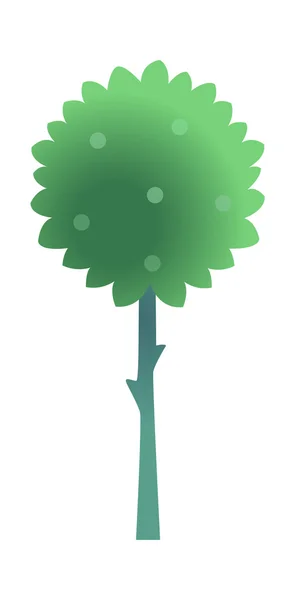 Árbol verde — Vector de stock