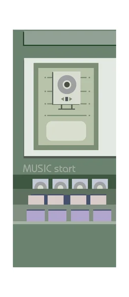 Музичний автомат — стоковий вектор