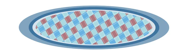 Tapis bleu — Image vectorielle