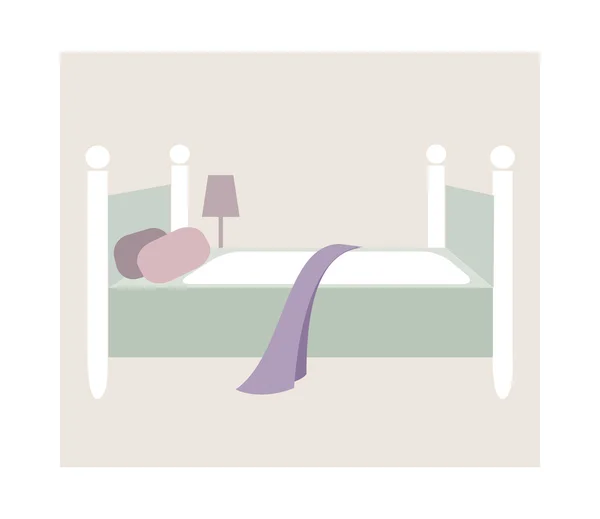 床上一个米色的背景 — 图库矢量图片