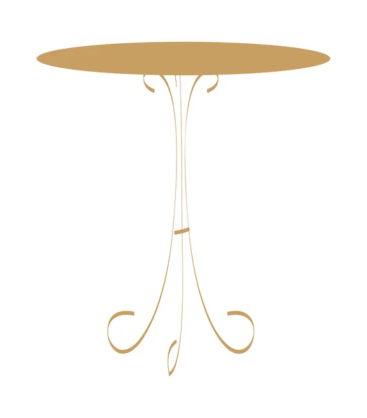 Table beige — Image vectorielle