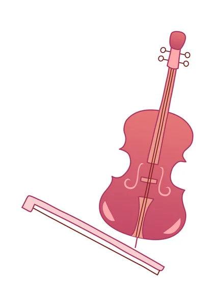 Violín. — Vector de stock