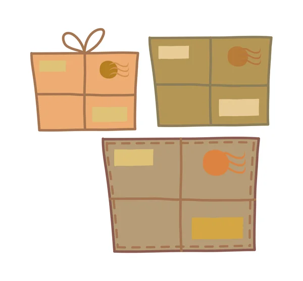 Подарункові коробки — стоковий вектор