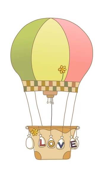 Kleurrijke ballon — Stockvector