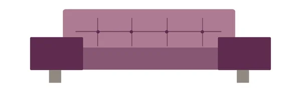 Sofá roxo —  Vetores de Stock