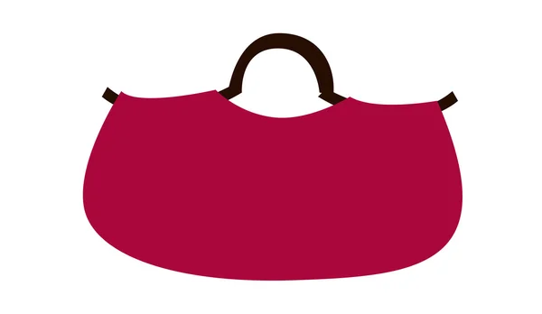 Rote Tasche — Stockvektor