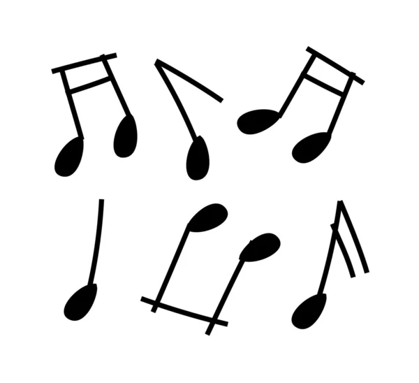 Símbolos musicales — Archivo Imágenes Vectoriales